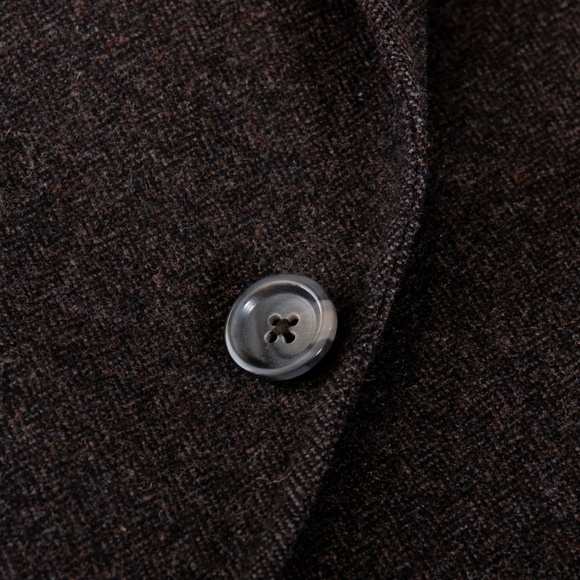 Bugatti Dark Grey Herringbone Tweed Blazer 42R - Picture 4 of 4